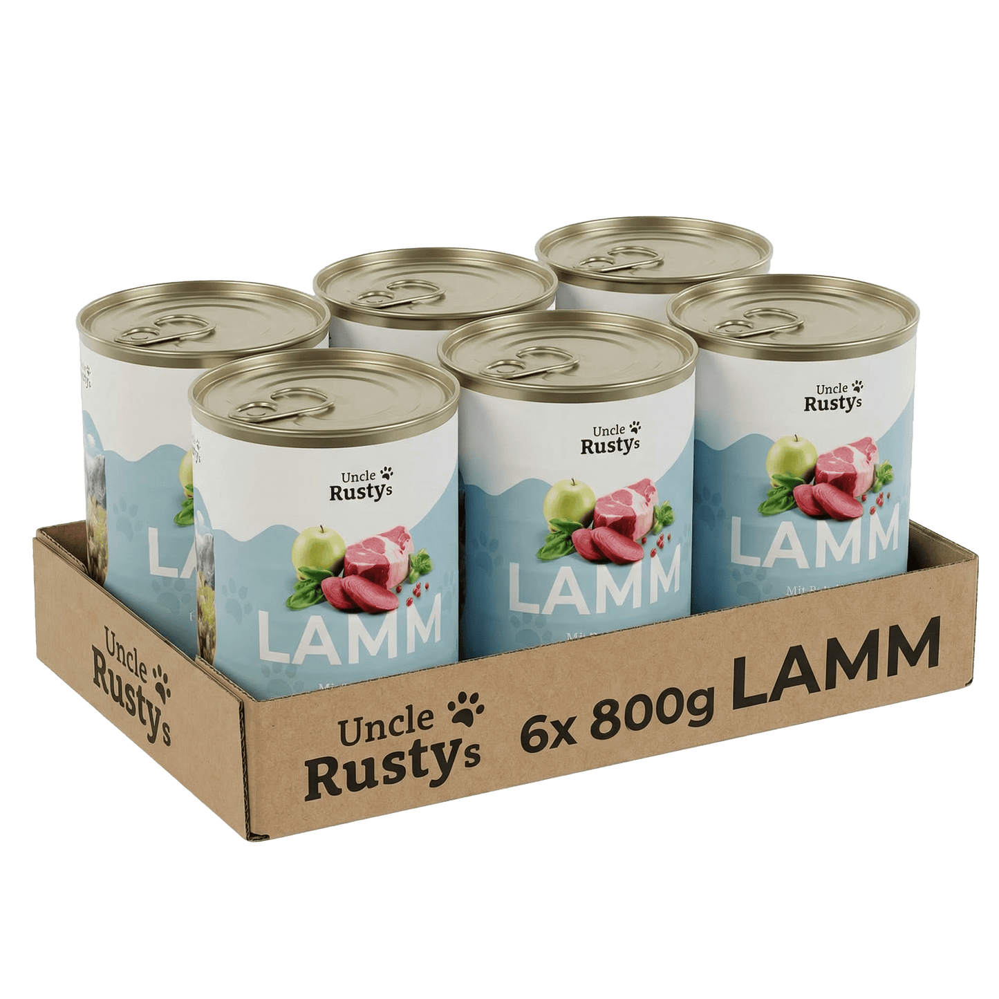 Lamm mit Rote Beete, Haferkleie und Apfel