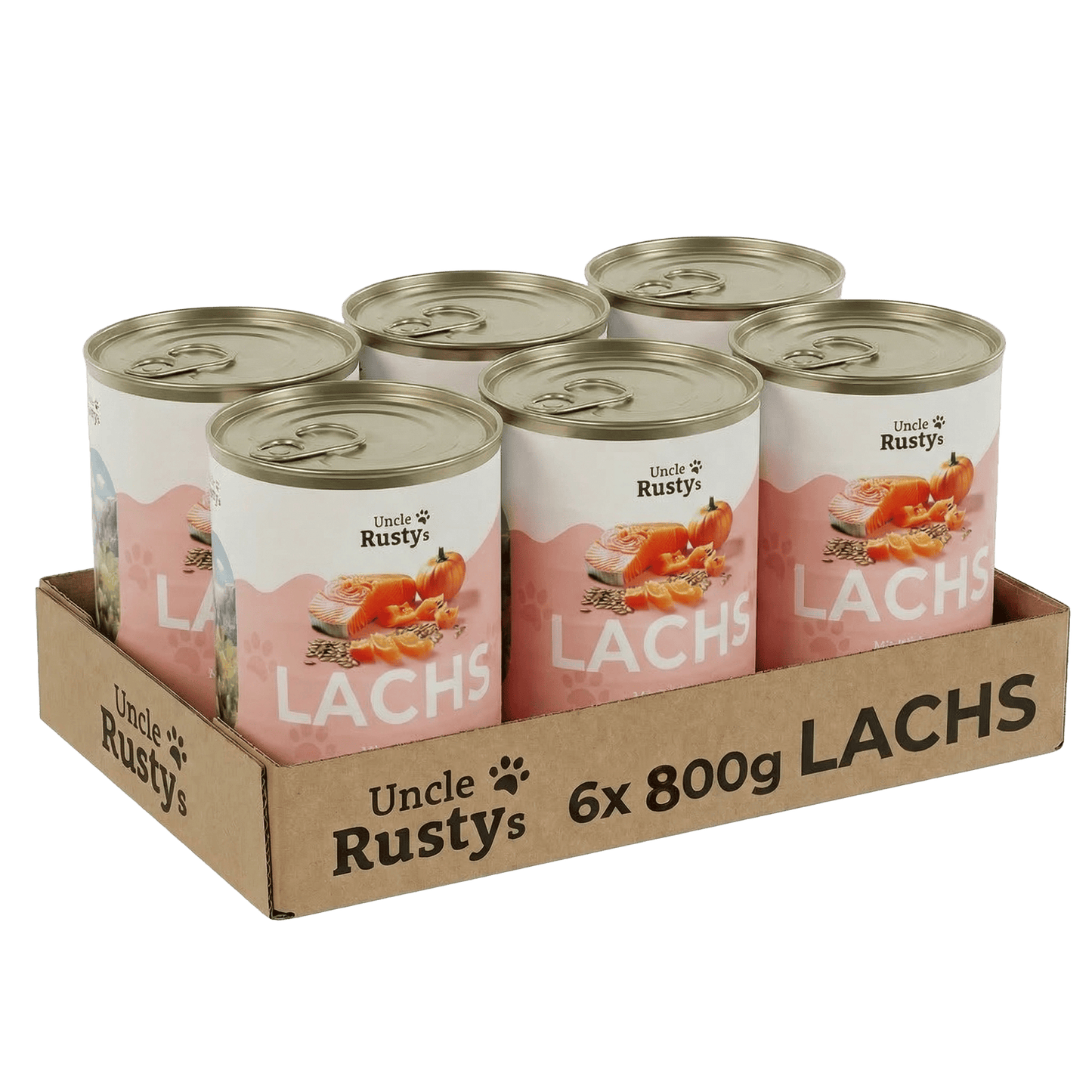 Lachs mit Kürbis, Haferkleie und Apfel