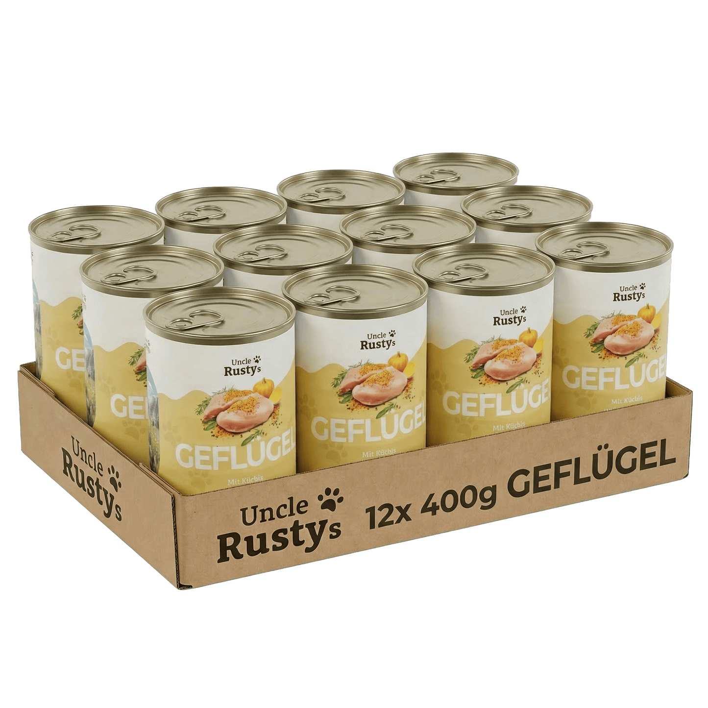 Geflügel mit Kürbis und Amaranth