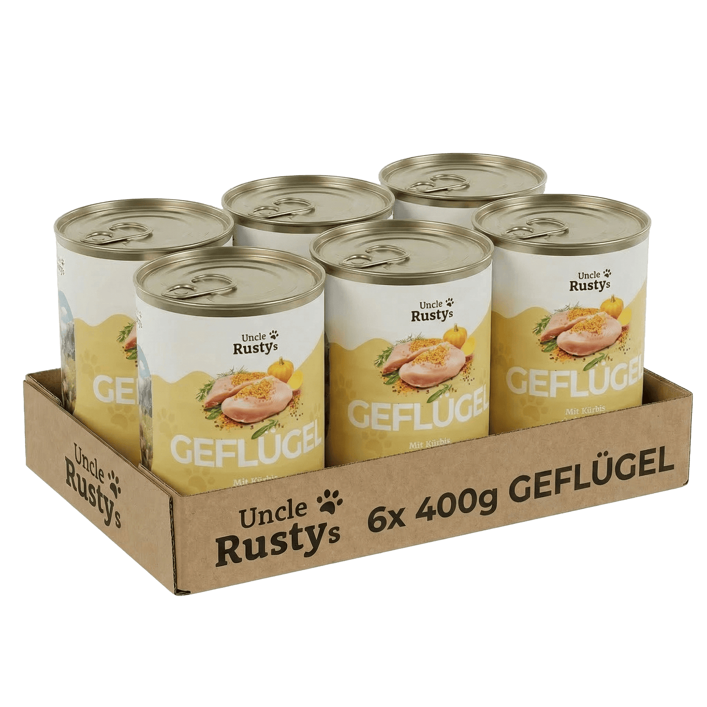 Geflügel mit Kürbis und Amaranth