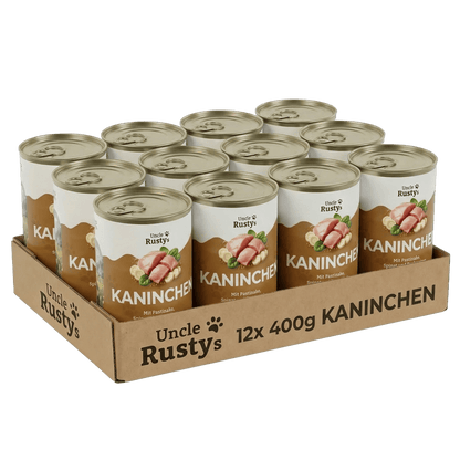 Kaninchen mit Pastinake, Spinat und Buchweizen