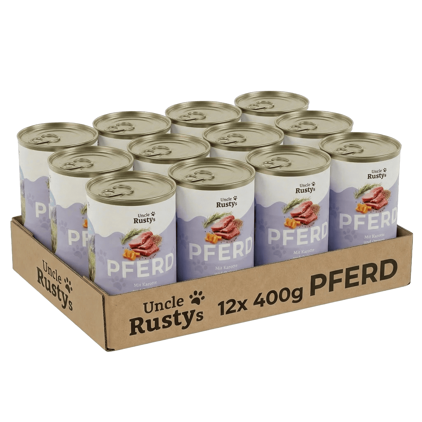 Pferd mit Karotte und Quinoa